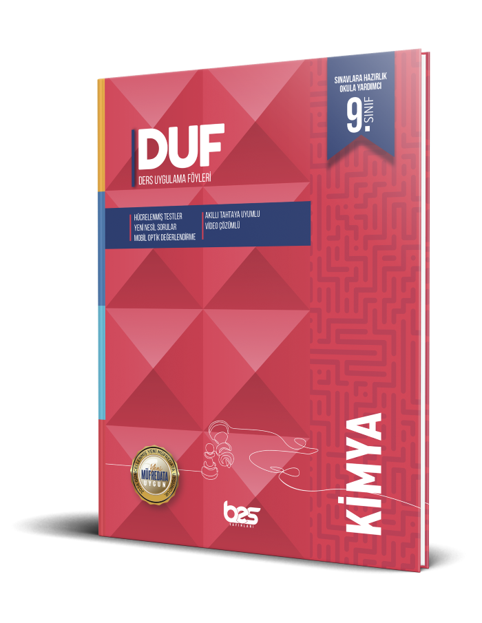 *BES DUF 09.SINIF SORU FÖYÜ KİMYA - 2024-25